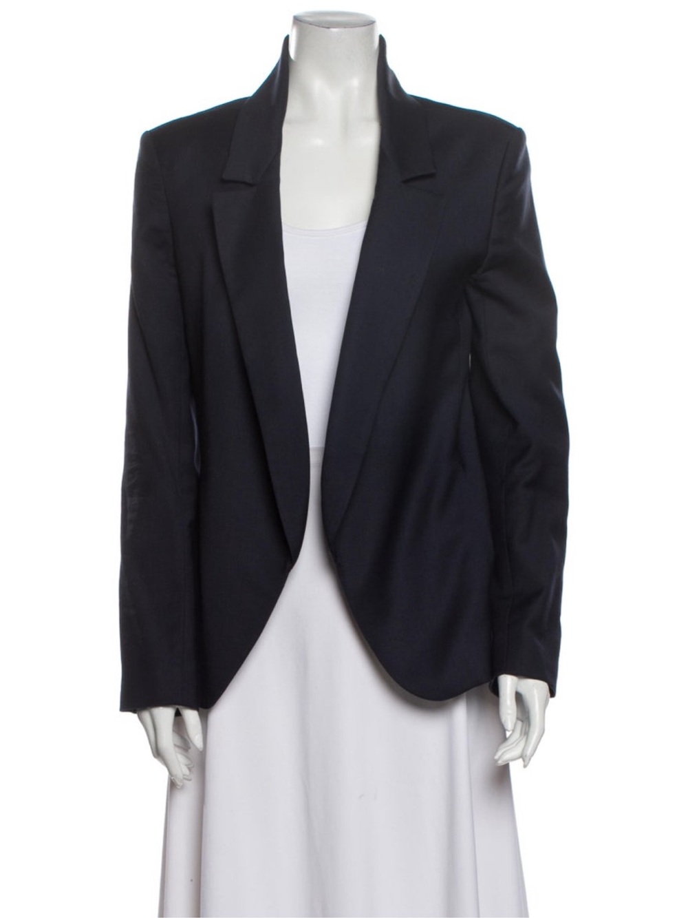 Theysken's Theory Fruma Blazer in Navy Wool sz 6 seen on Olivia Palermo Blog!